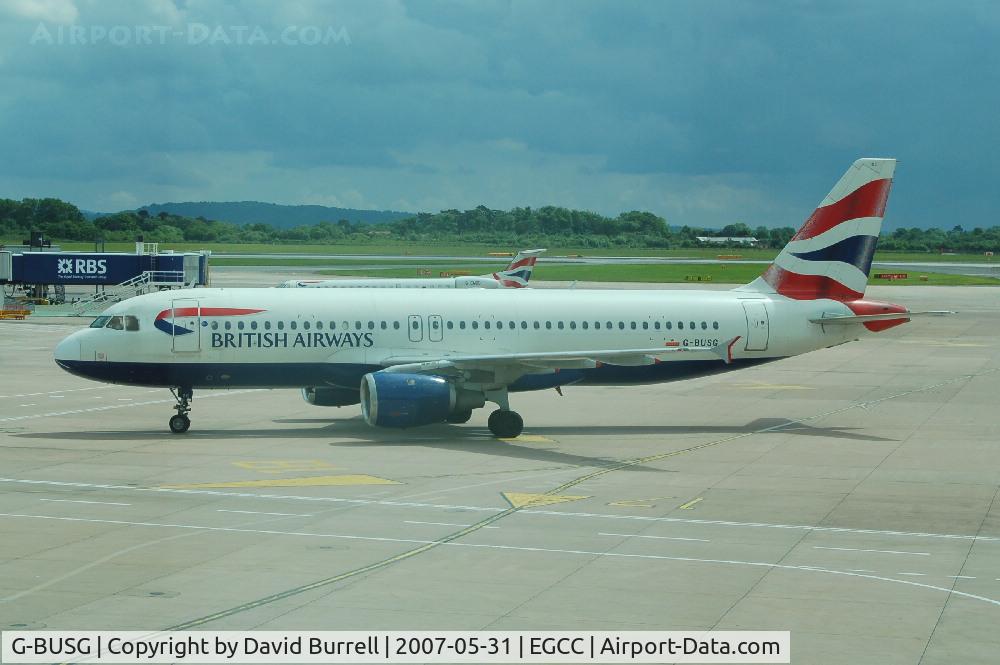 G-BUSG, 1989 Airbus A320-211 C/N 039, British Airways - Taxiing