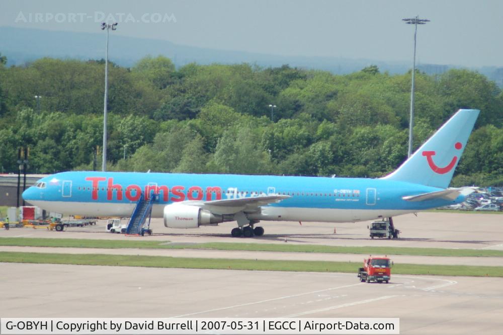 G-OBYH, 1999 Boeing 767-304/ER C/N 28883, Thomson - Parked