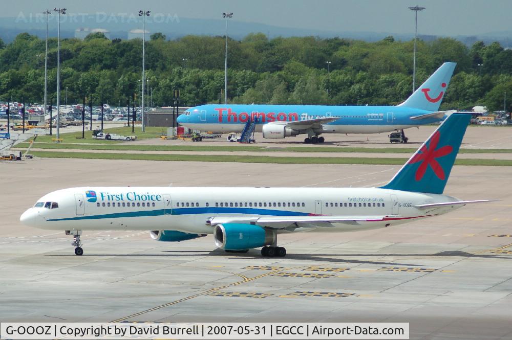 G-OOOZ, 1992 Boeing 757-236 C/N 25593, First Choice - Taxiing