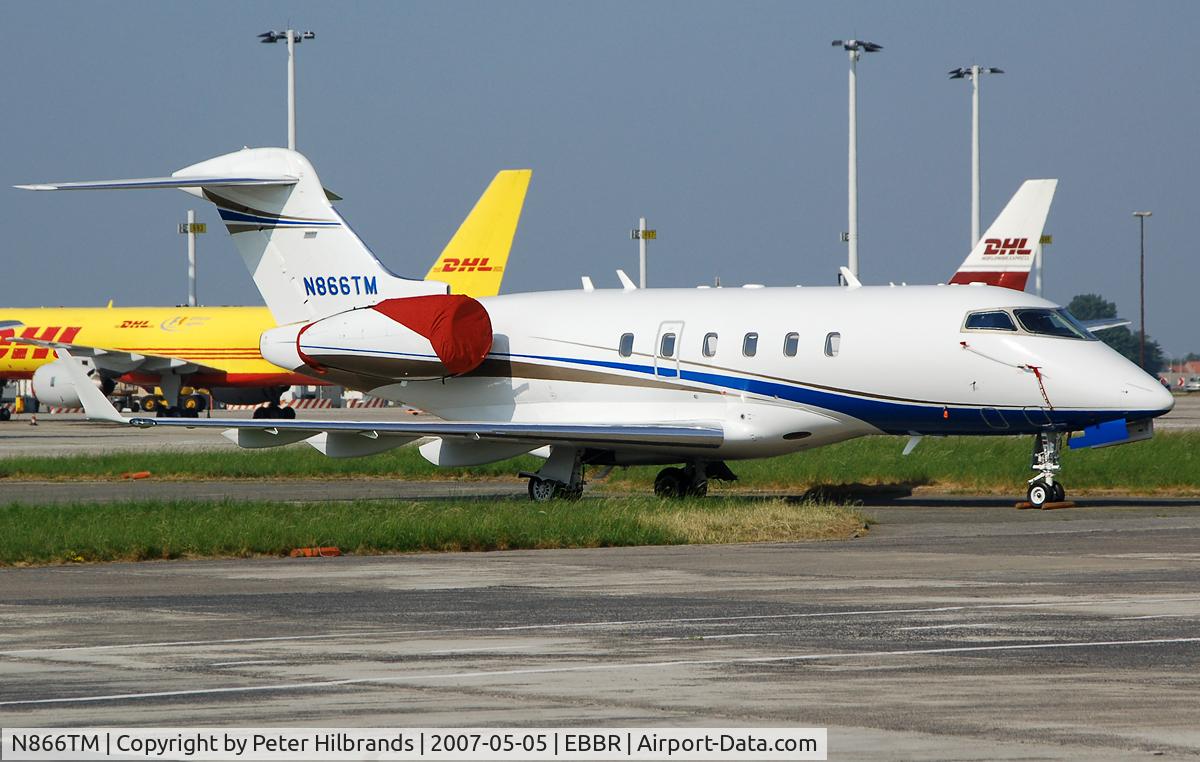 N866TM, 2005 Bombardier Challenger 300 (BD-100-1A10) C/N 20066, Standing here at Abelag at EBBR