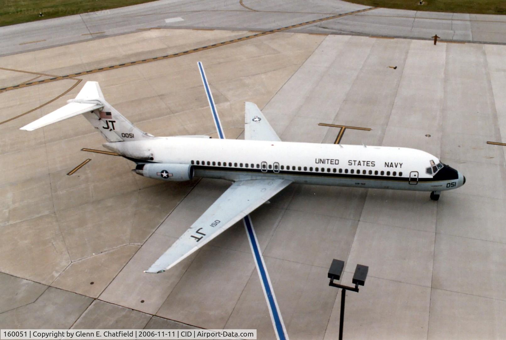 160051, 1976 McDonnell Douglas C-9B Skytrain II C/N 47700, C-9B parked at the base of the control tower