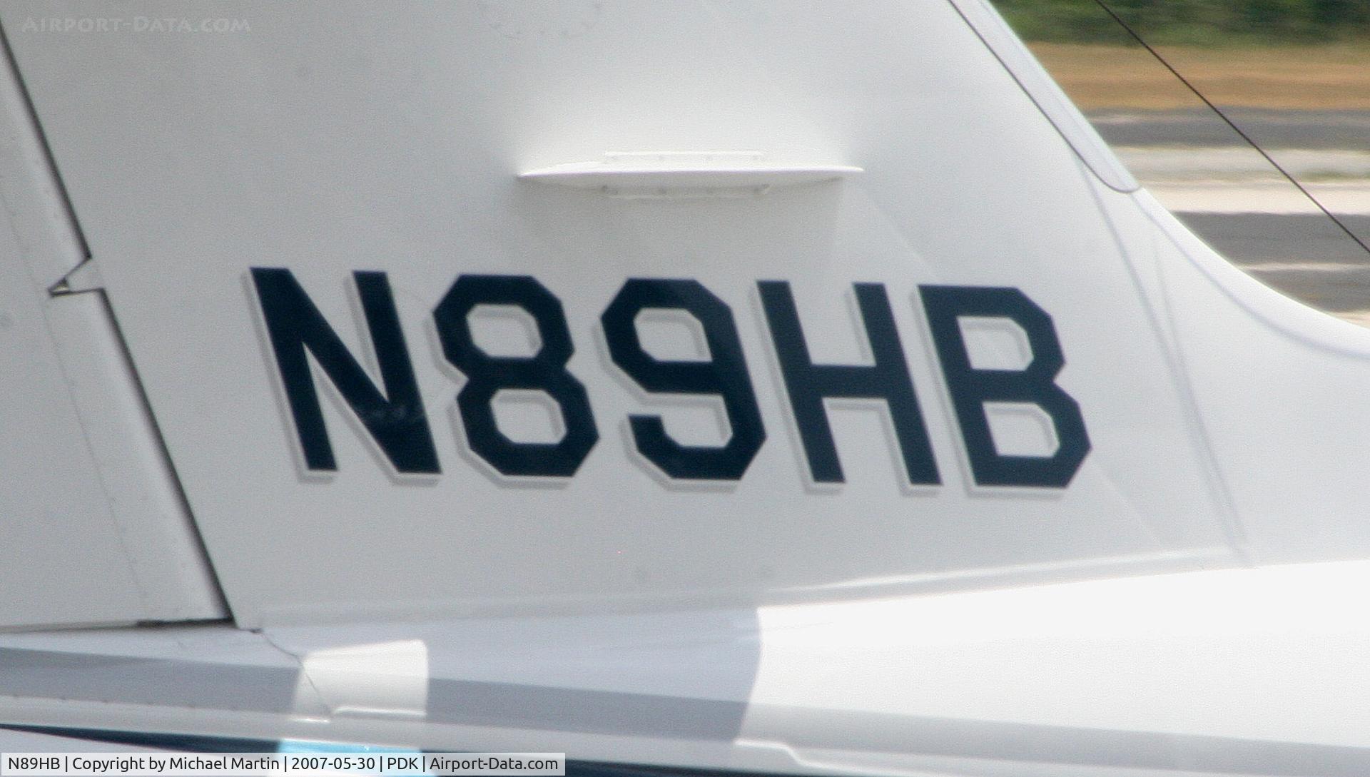 N89HB, 1989 Learjet Inc 31 C/N 010, Tail Numbers