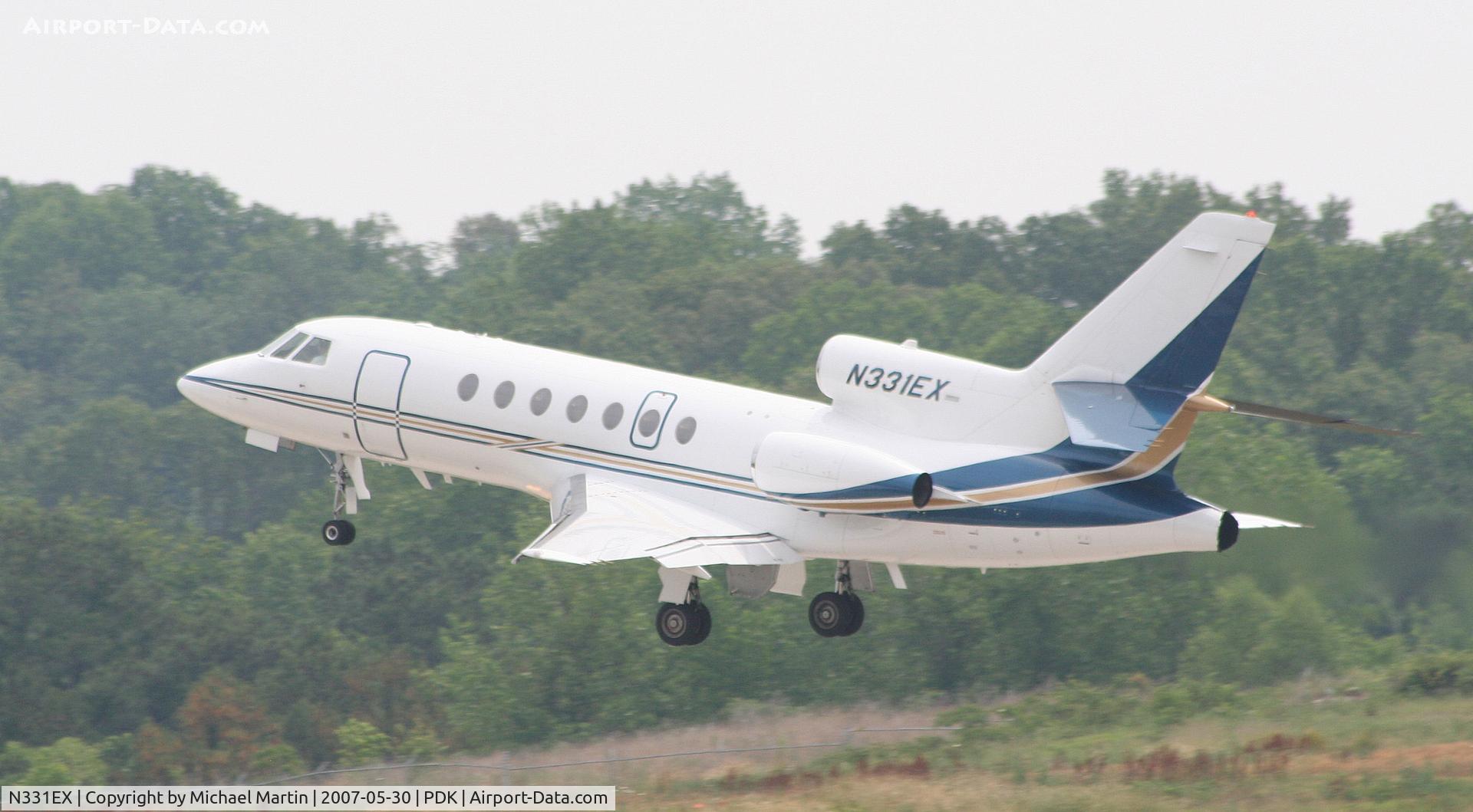 N331EX, 2003 Dassault Falcon 50 C/N 331, Departing PDK enroute to PBI