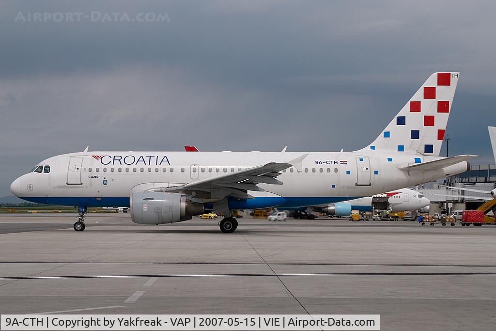 9A-CTH, 1998 Airbus A319-112 C/N 833, Croatia Airlines Airbus 319