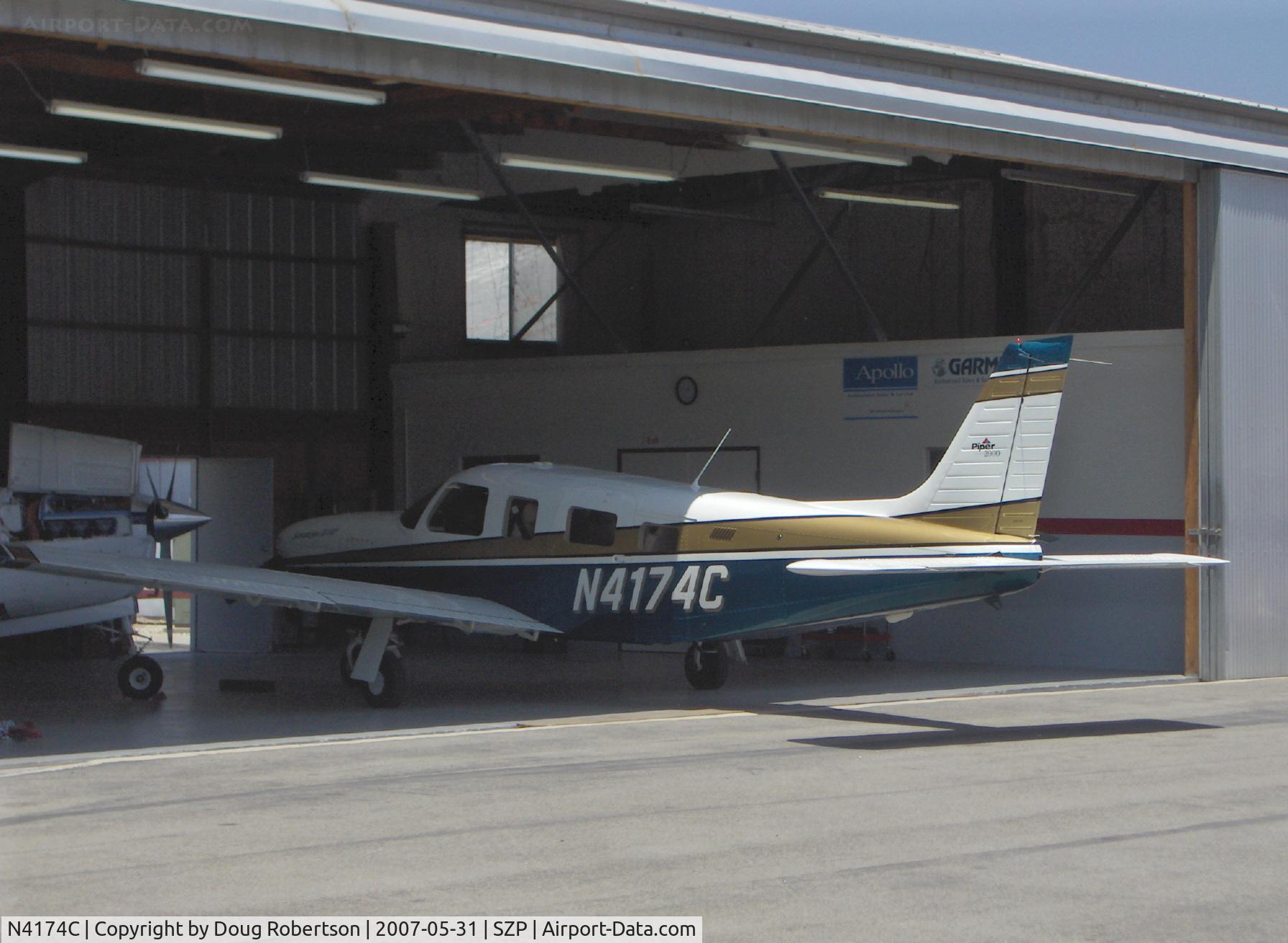 N4174C, 2000 Piper PA-32R-301 C/N 3246167, 2000 Piper PA-32R-301 SARATOGA II HP, Lycoming IO-540-K1G5 300 Hp