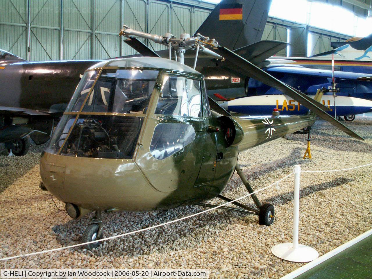G-HELI, 1959 Saunders-Roe Skeeter AOP.12 C/N S2/5110, Saunders-Roe Skeeter AOP.12/Preserved in German Marks/Berlin-Gatow