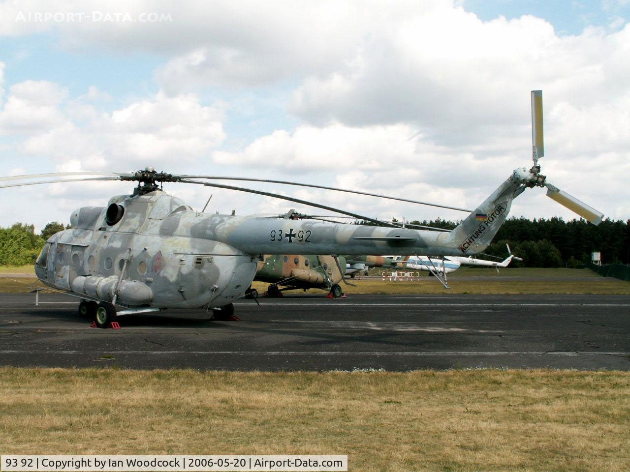 93 92, 1983 Mil Mi-9 C/N 340006, Mil Mi-9/Preserved/Berlin-Gatow