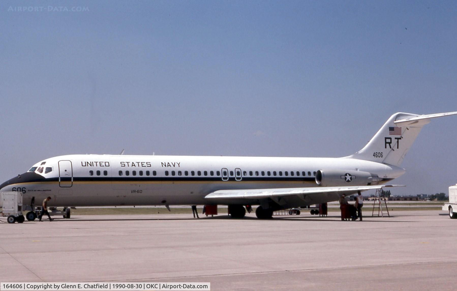164606, 1972 McDonnell Douglas C-9B Skytrain II C/N 47496, C-9B at Oklahoma City for an overhaul