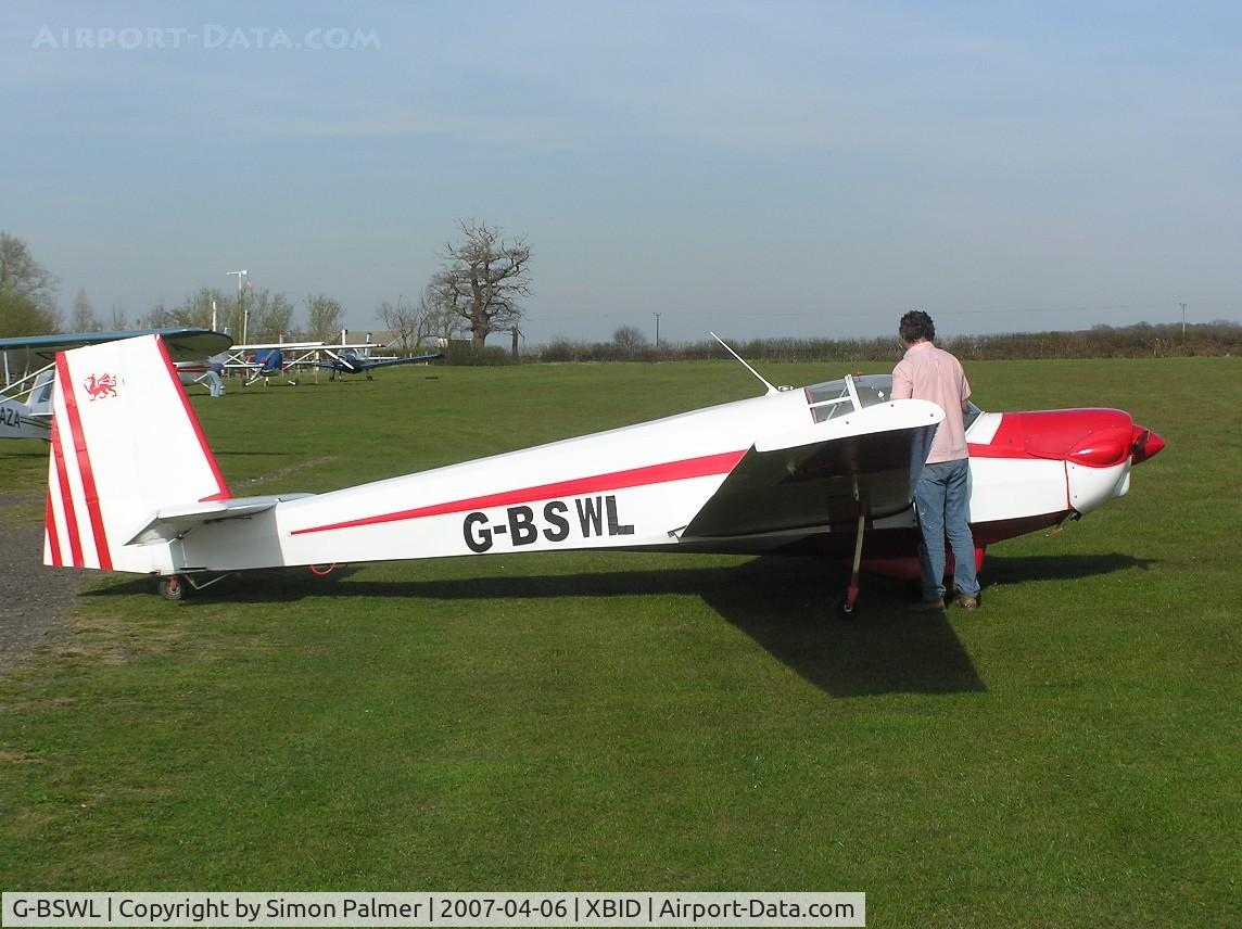 G-BSWL, 1980 Slingsby T-61F Venture T2 C/N 1974, Slingsby T-61F Venture based at Bickmarsh