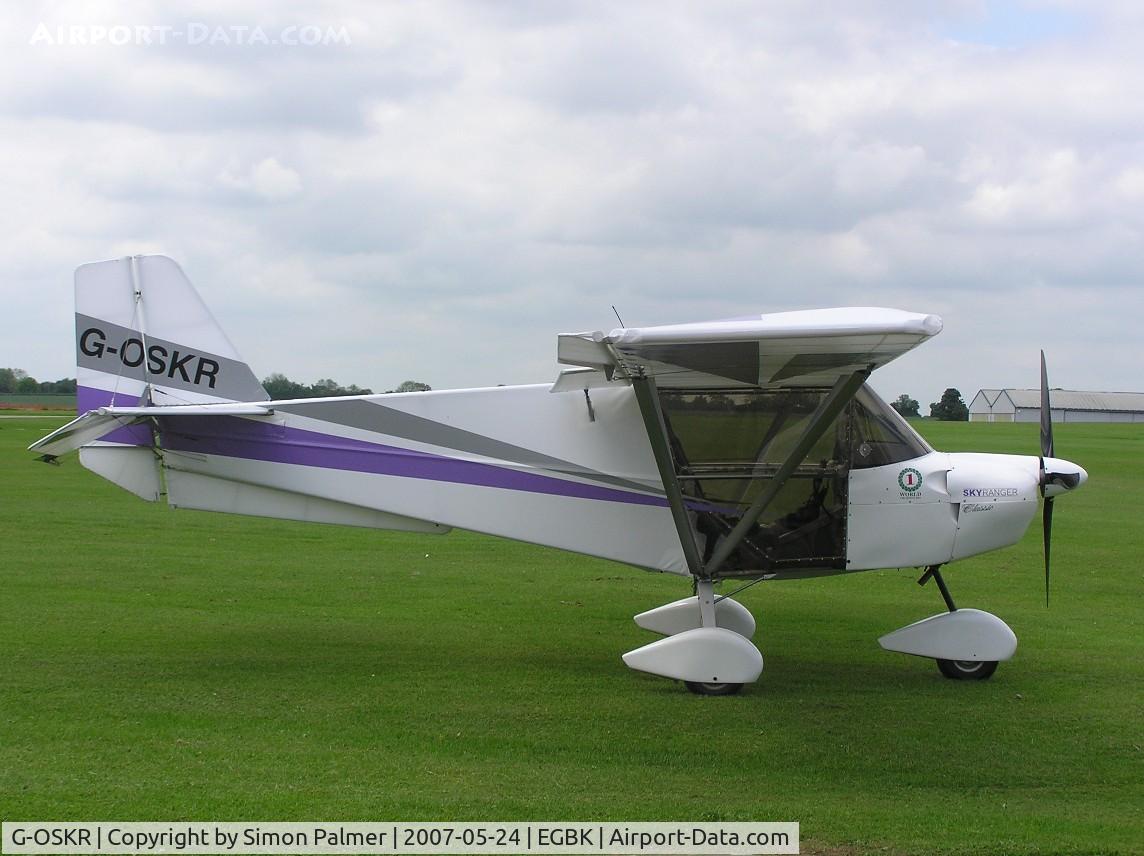 G-OSKR, 2003 Skyranger 912(2) C/N BMAA/HB/249, Skyranger in new paint job