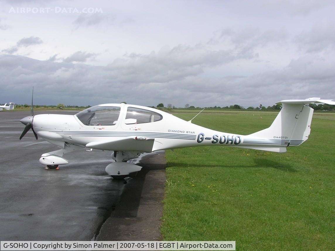 G-SOHO, 2003 Diamond DA-40D Diamond Star C/N D4.079, Diamond DA40 at Turweston