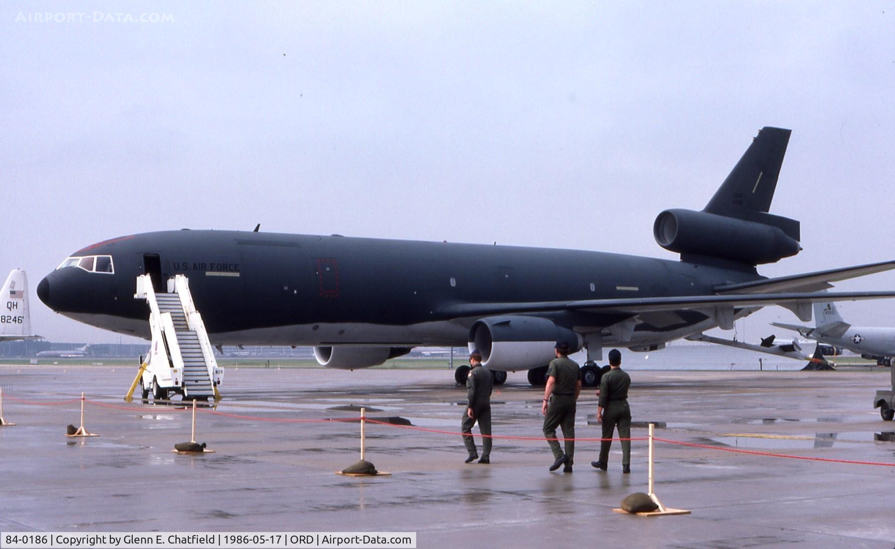 84-0186, McDonnell Douglas KC-10A Extender C/N 48225, KC-10A at the open house