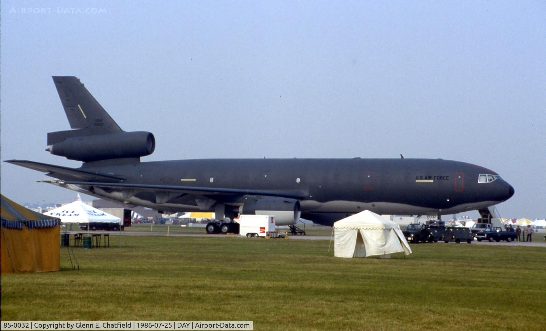 85-0032, 1985 McDonnell Douglas KC-10A Extender C/N 48237, KC-10A at the Dayton International Air Show
