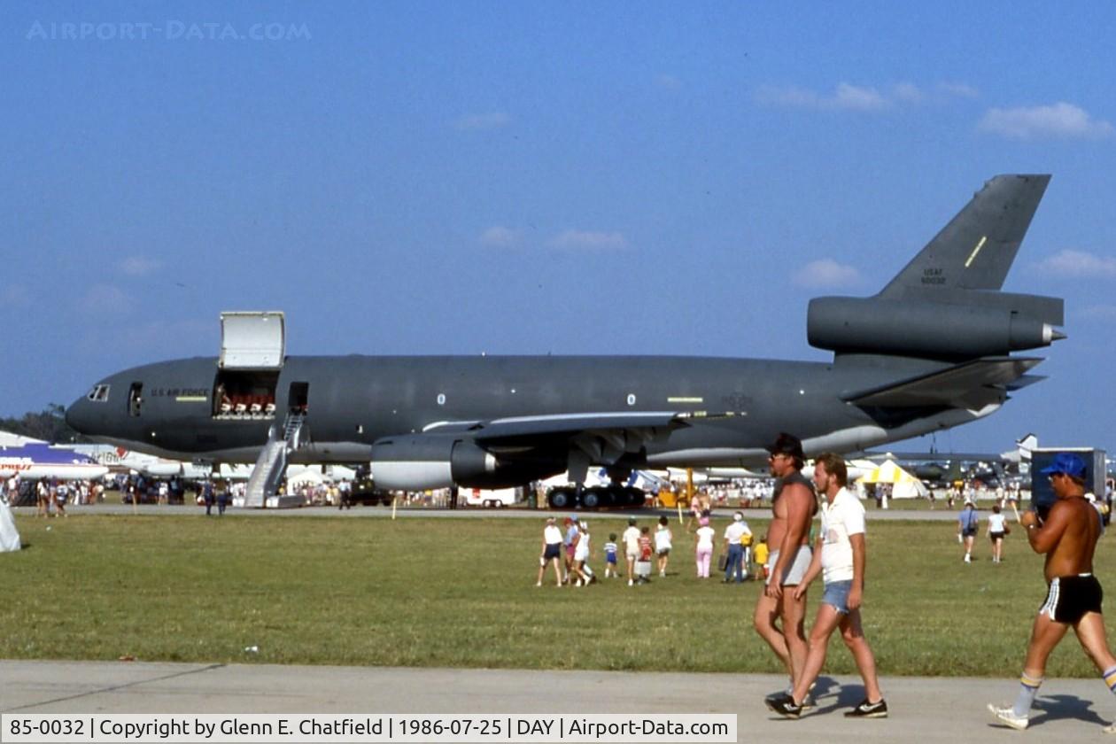 85-0032, 1985 McDonnell Douglas KC-10A Extender C/N 48237, KC-10A at the Dayton International Air Show