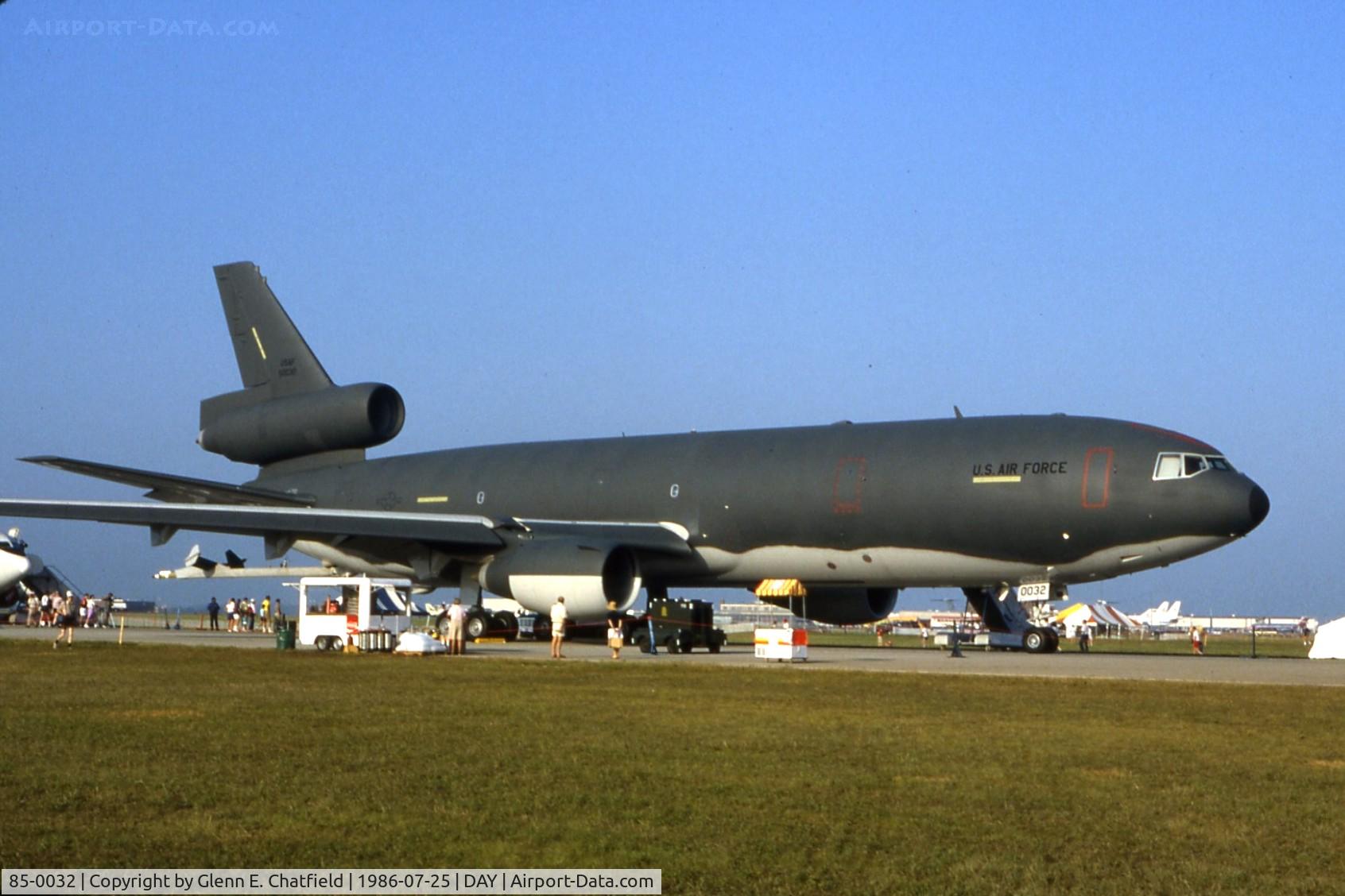 85-0032, 1985 McDonnell Douglas KC-10A Extender C/N 48237, KC-10A at the Dayton International Air Show