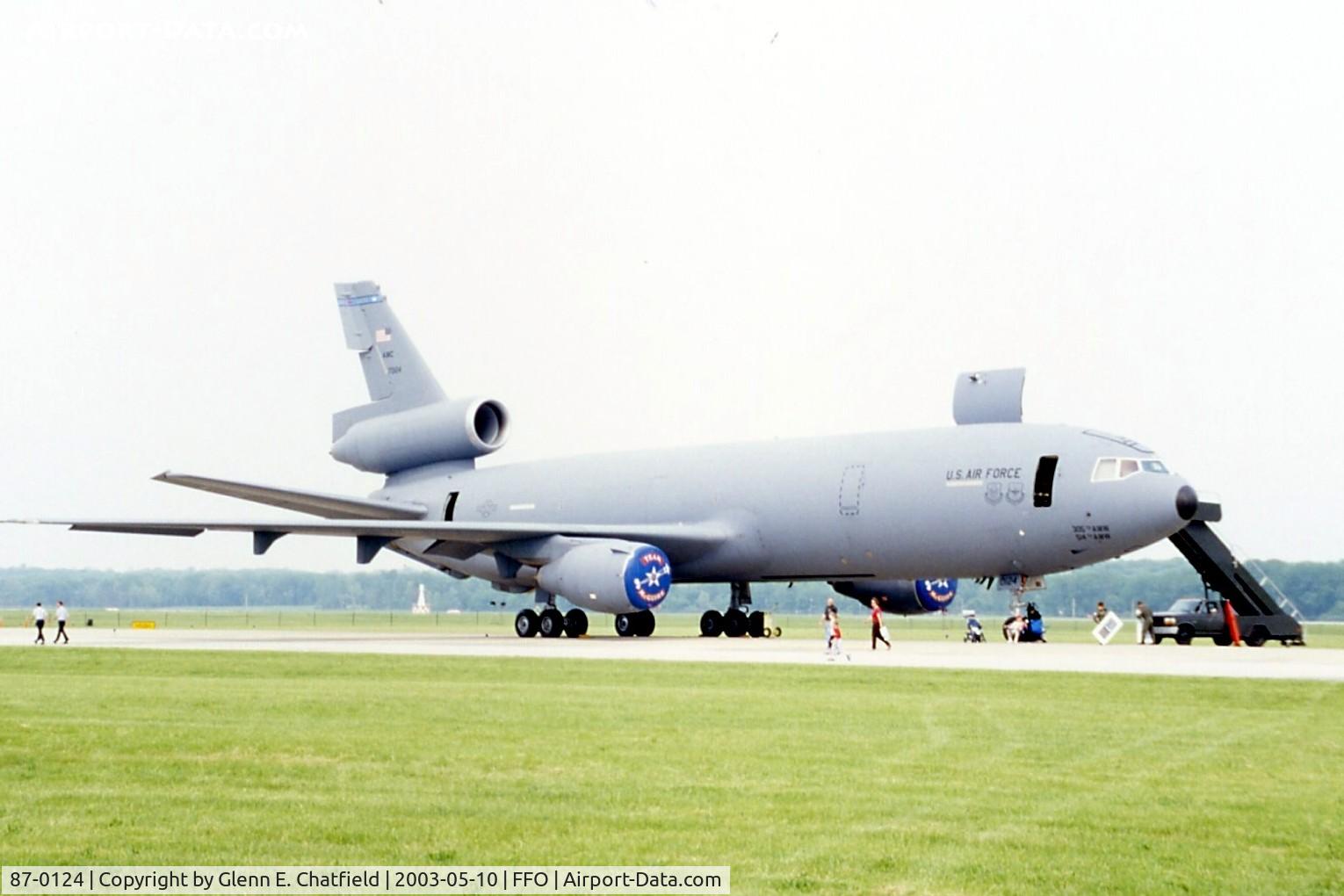 87-0124, 1987 McDonnell Douglas KC-10A Extender C/N 48310, KC-10A at the 100th Anniversary of Flight celebration