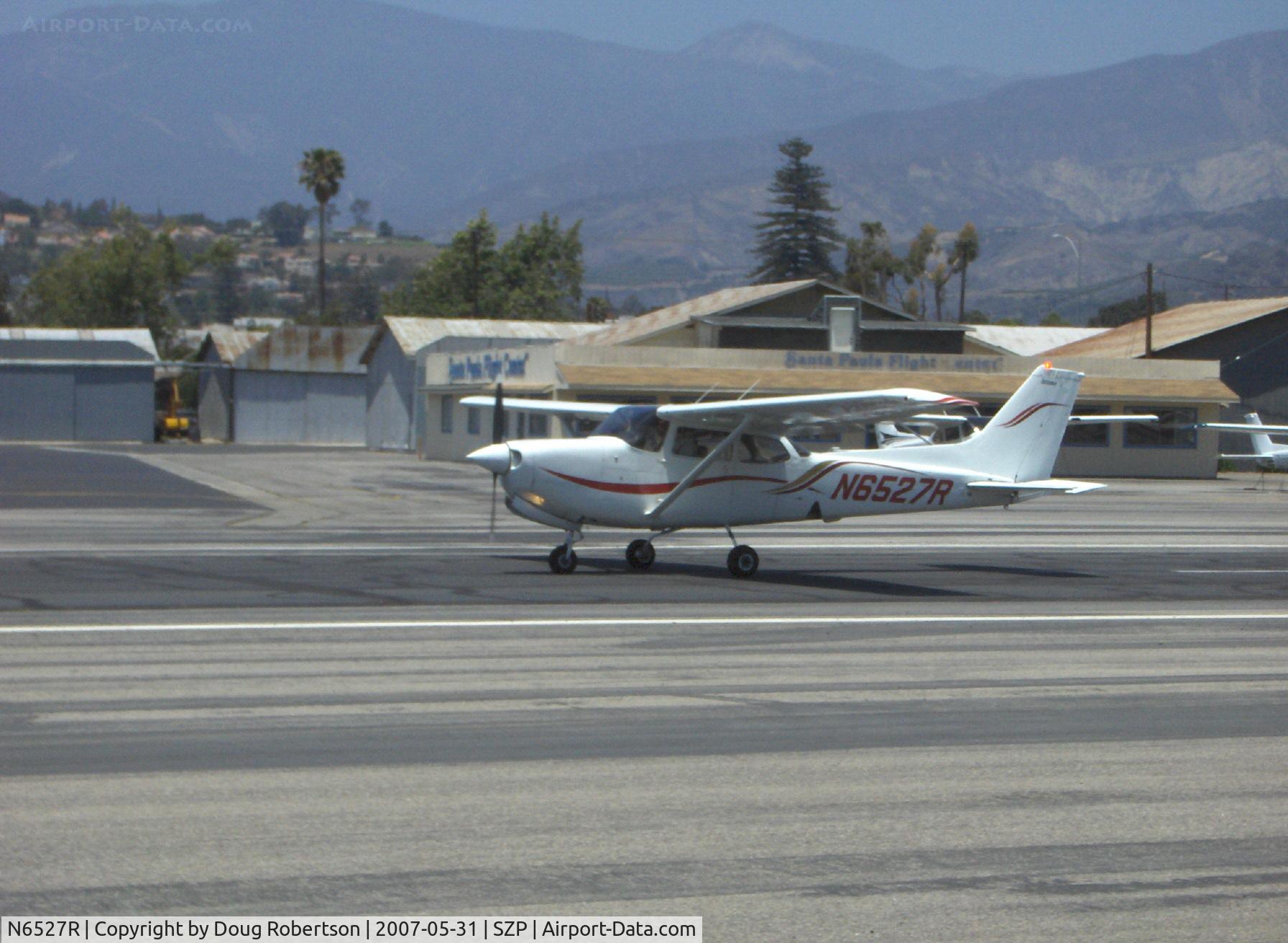 N6527R, 1979 Cessna 172RG Cutlass RG C/N 172RG0196, 1979 Cessna 172RG CUTLASS, Lycoming O&VO-360 180 Hp, landing roll Rwy 22