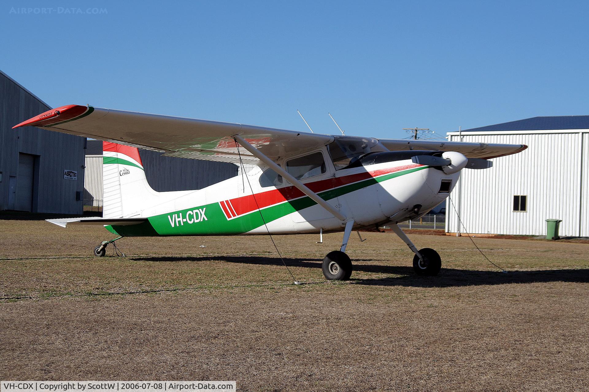 VH-CDX, 1954 Cessna 180 C/N 30705, image taken at Toowoomba