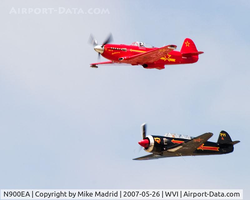N900EA, 1996 Yakovlev Yak-9U-M C/N 0470401, In formation