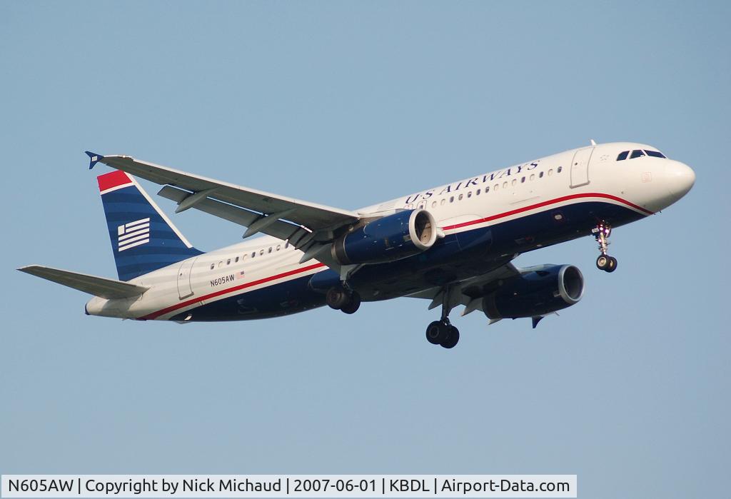 N605AW, 1997 Airbus A320-232 C/N 543, AWE12