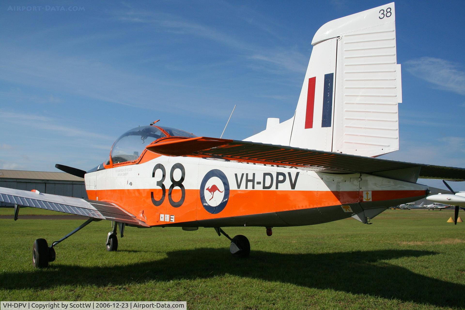 VH-DPV, 1975 New Zealand CT-4A Airtrainer C/N 038, image taken at Toowoomba
