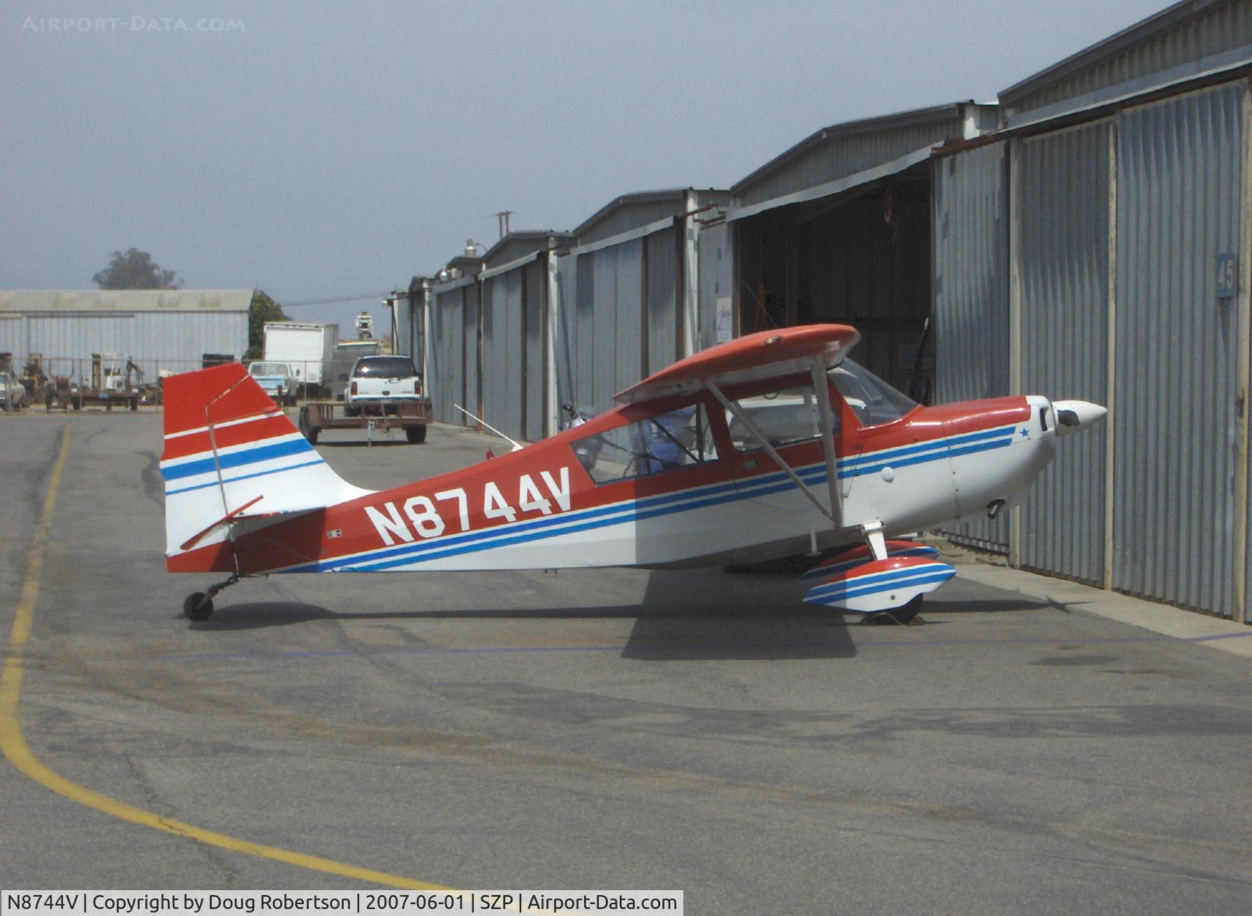 N8744V, 1975 Bellanca 7GCBC C/N 851-75, 1975 Bellanca 7GCBC CITABRIA, Lycoming O-320-A2B 150 Hp