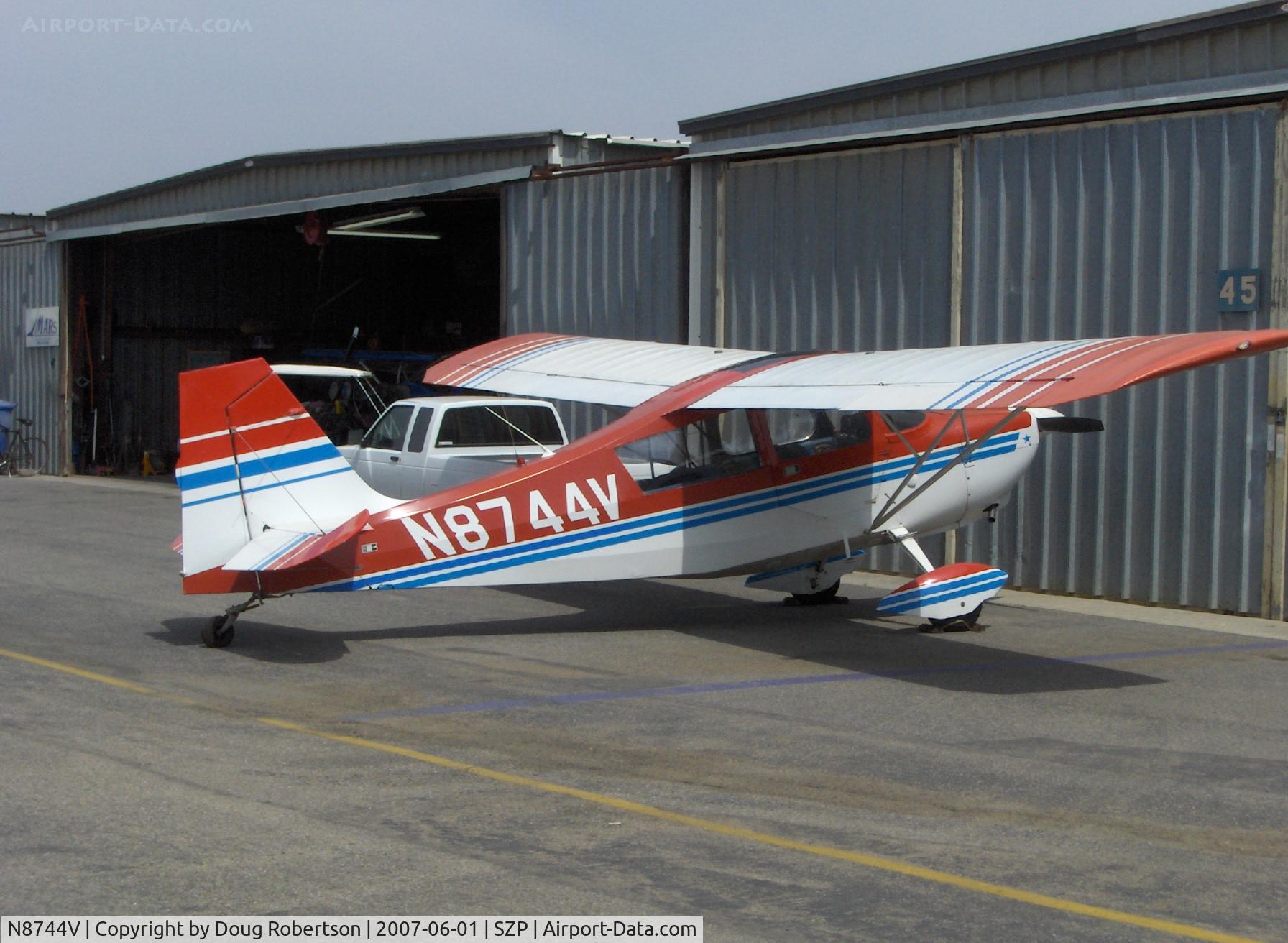 N8744V, 1975 Bellanca 7GCBC C/N 851-75, 1975 Bellanca 7GCBC CITABRIA, Lycoming O-320-A2B 150 Hp