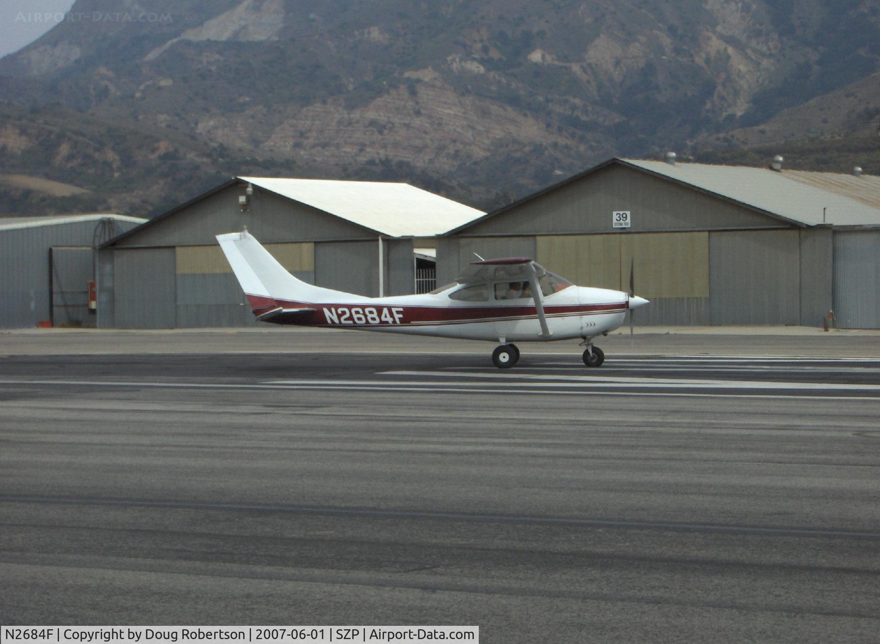 N2684F, 1965 Cessna 182J Skylane C/N 18256784, 1965 Cessna 182J SKYLANE, Continental O-470-S 230 Hp, takeoff roll Rwy 22