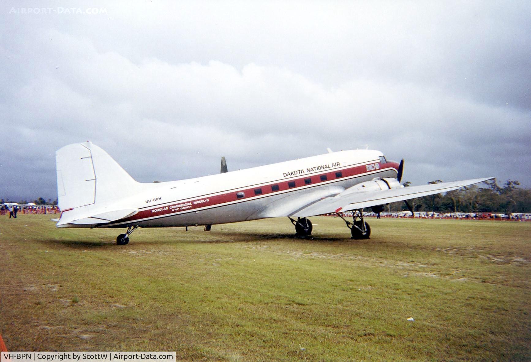 VH-BPN, 1944 Douglas DC3C-S1C3G (C-47B) C/N 16197, image taken 1999 Caboolture Airshow