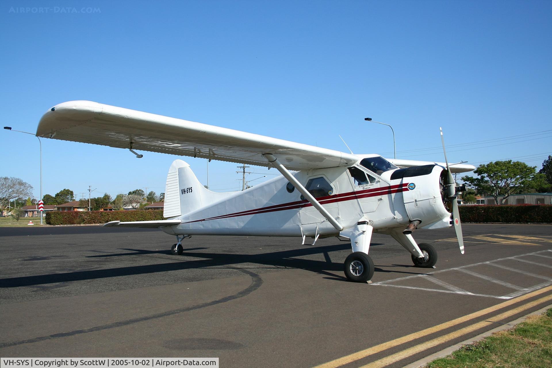 VH-SYS, 1955 De Havilland Canada DHC-2 Beaver Mk.I C/N 763, image taken at Toowoomba