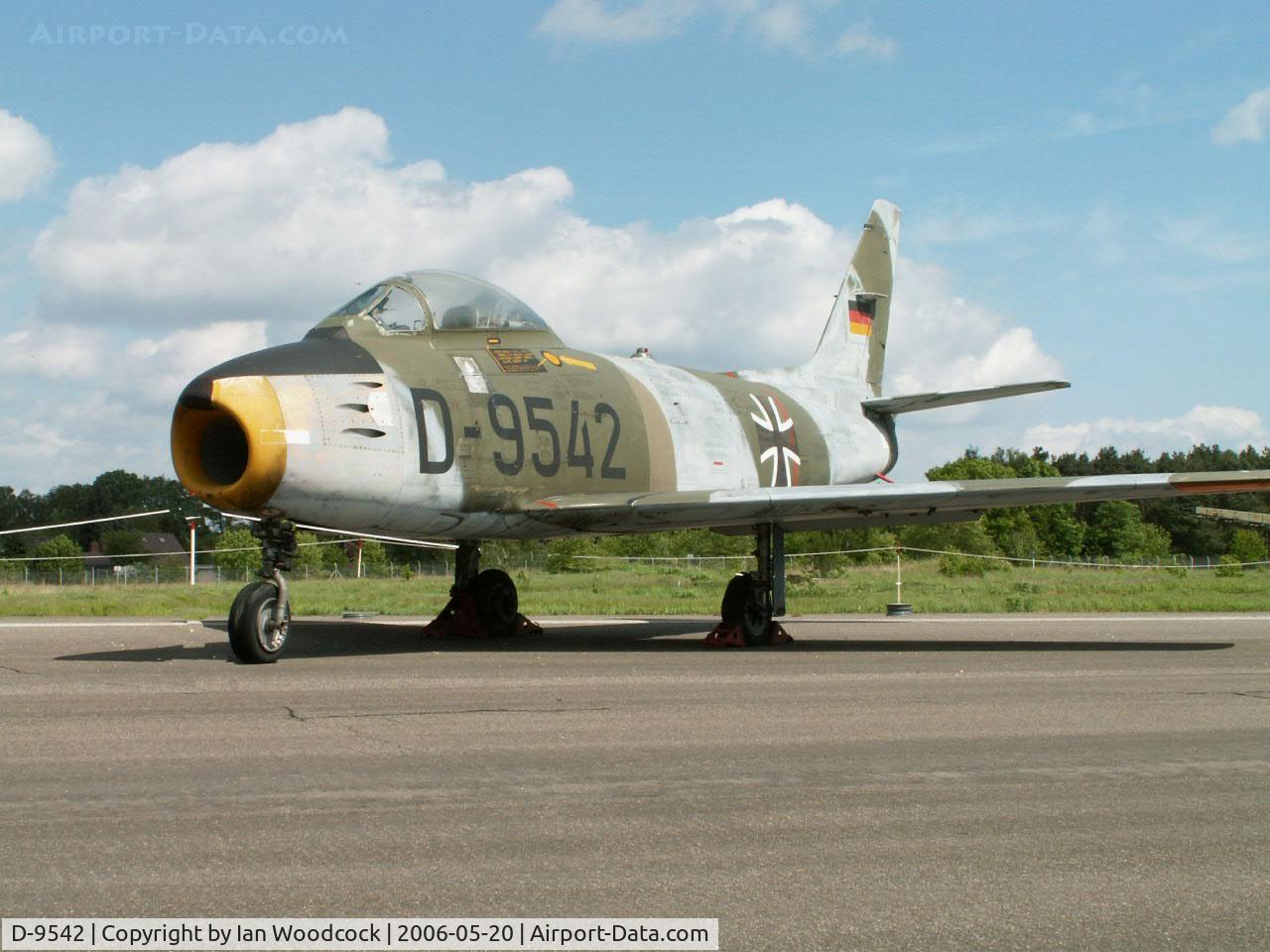 D-9542, 1956 Canadair CL-13B Sabre 6 C/N S6-1740, Canadair CL-13B/Preserved/Berlin-Gatow