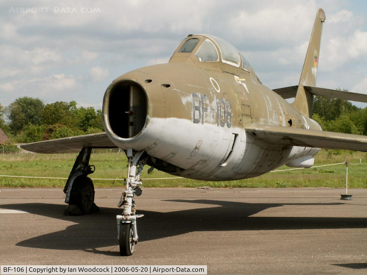 BF-106, Republic F-84F Thunderstreak C/N S/N 52-6804, Republic F-84F/Preserved/Berlin-Gatow