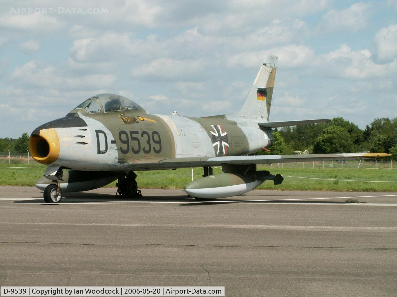 D-9539, Canadair CL-13B Sabre 6 C/N S6-1603, Canadair CL-13B/Preserved/Berlin-Gatow