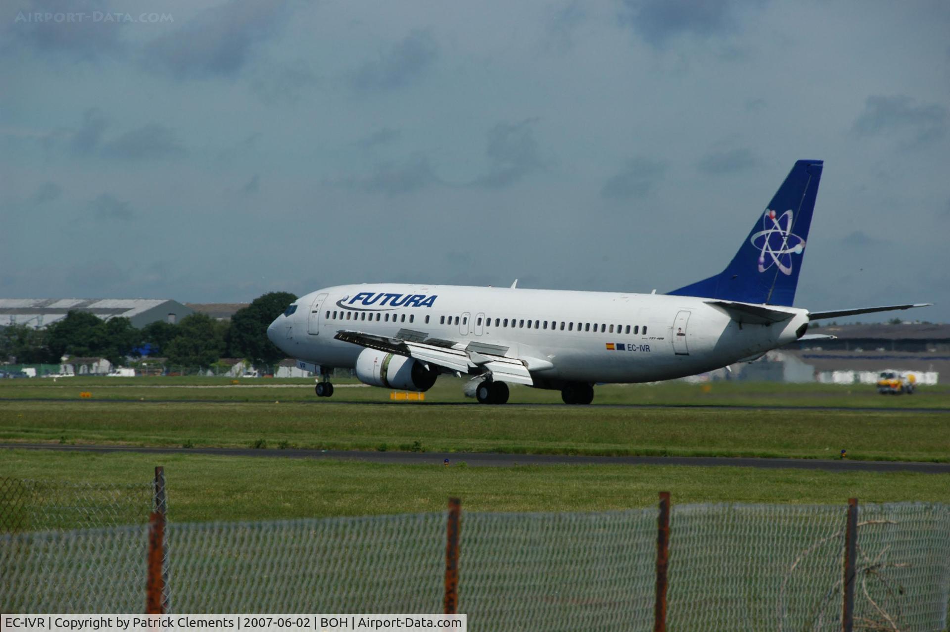EC-IVR, 1989 Boeing 737-408 C/N 24352, FUTURA BOEING 737-408