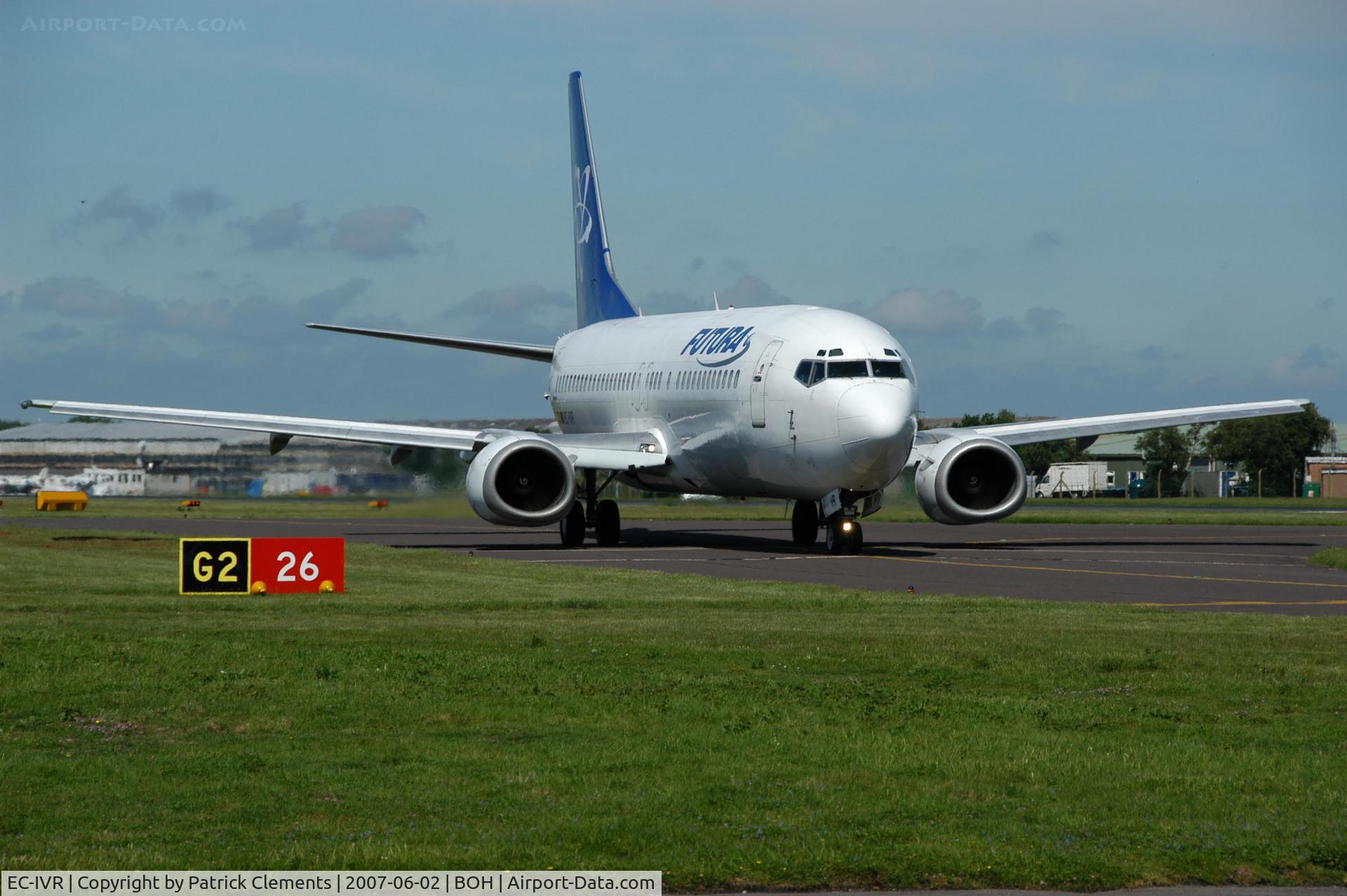 EC-IVR, 1989 Boeing 737-408 C/N 24352, FUTURA BOEING 737-408