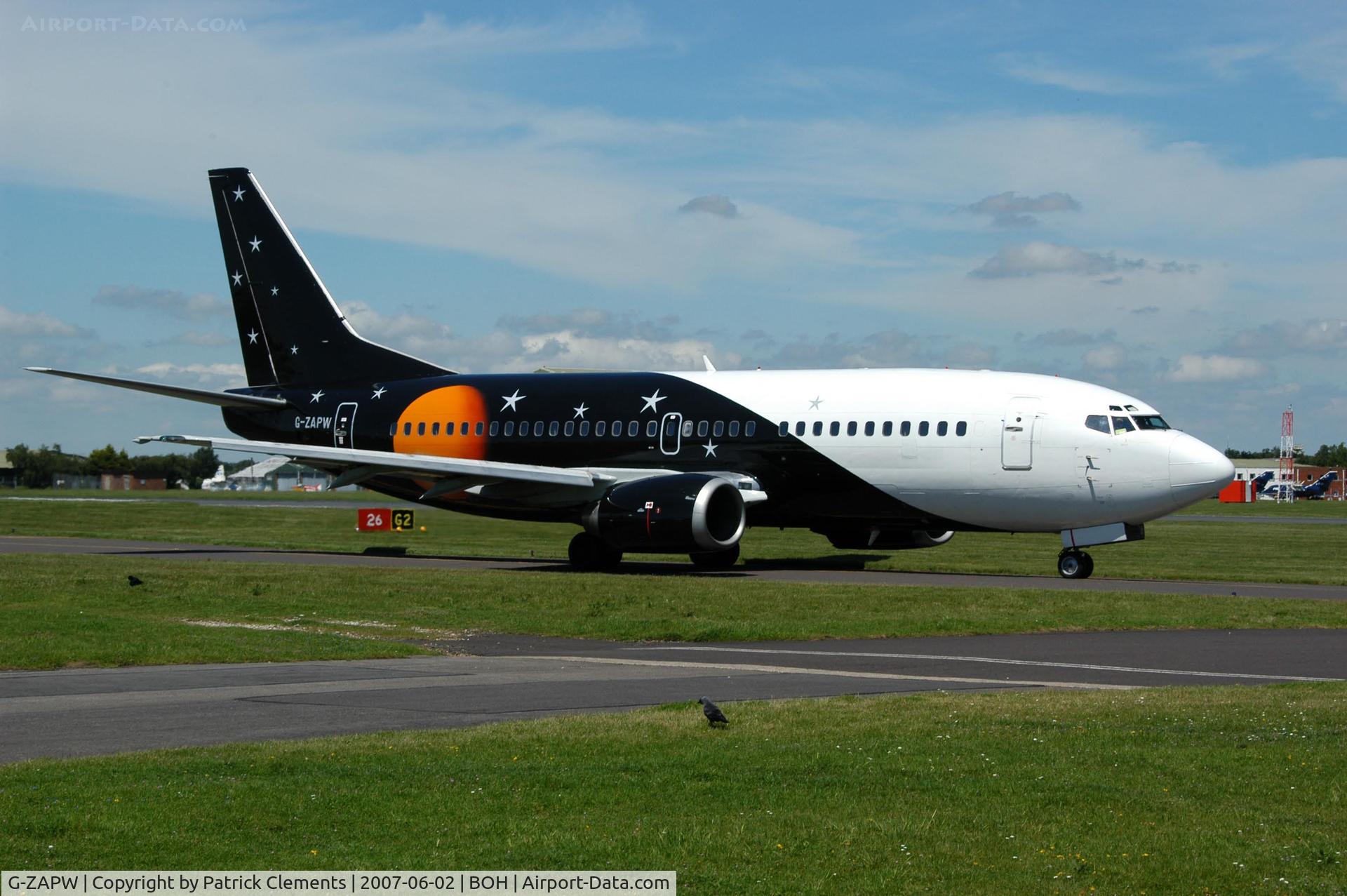 G-ZAPW, 1988 Boeing 737-3L9 C/N 24219, TITAN AIRWAYS BOEING 737 3L9