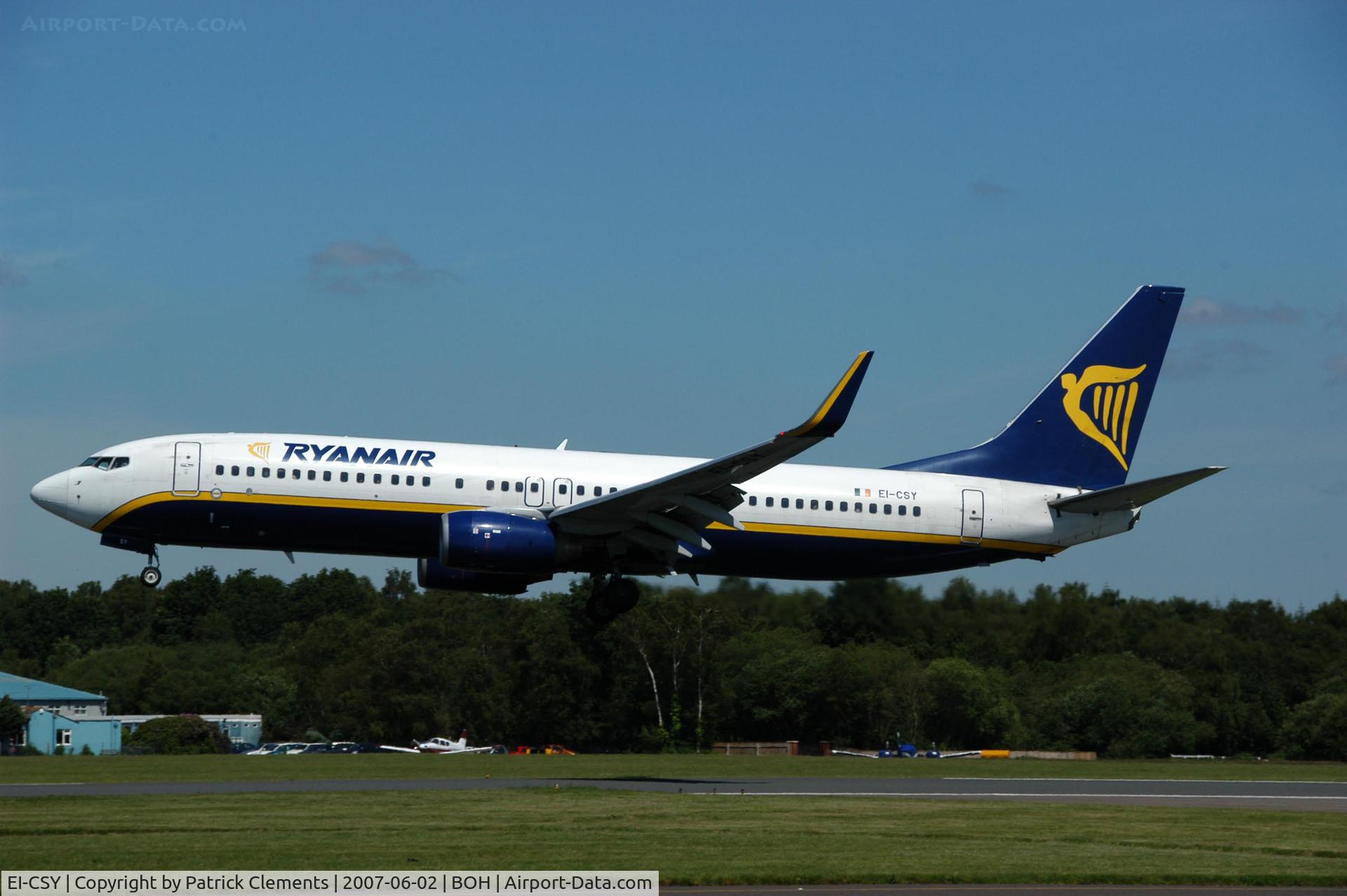 EI-CSY, 2002 Boeing 737-8AS C/N 32779, RYANAIR BOEING 737-8AS