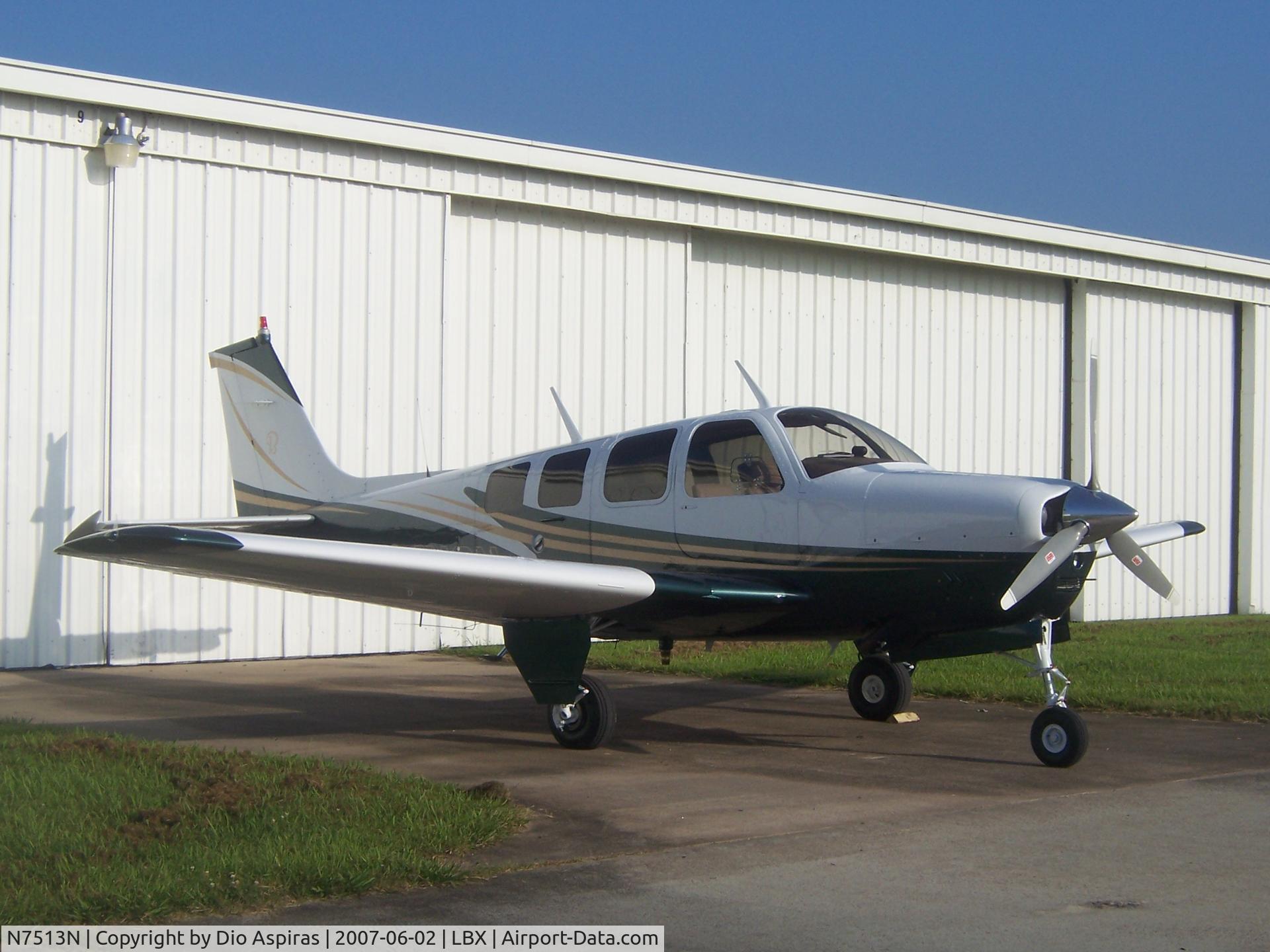 N7513N, 1968 Beech 36 Bonanza C/N E-47, Side view