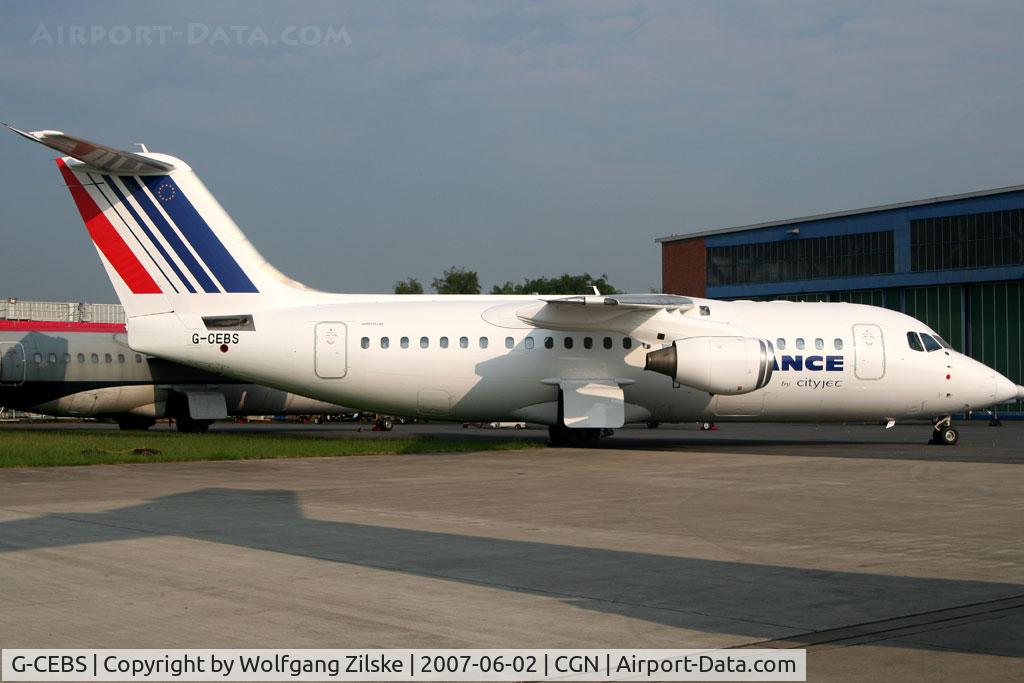 G-CEBS, 1998 British Aerospace Avro 146-RJ85 C/N E.2330, visitor