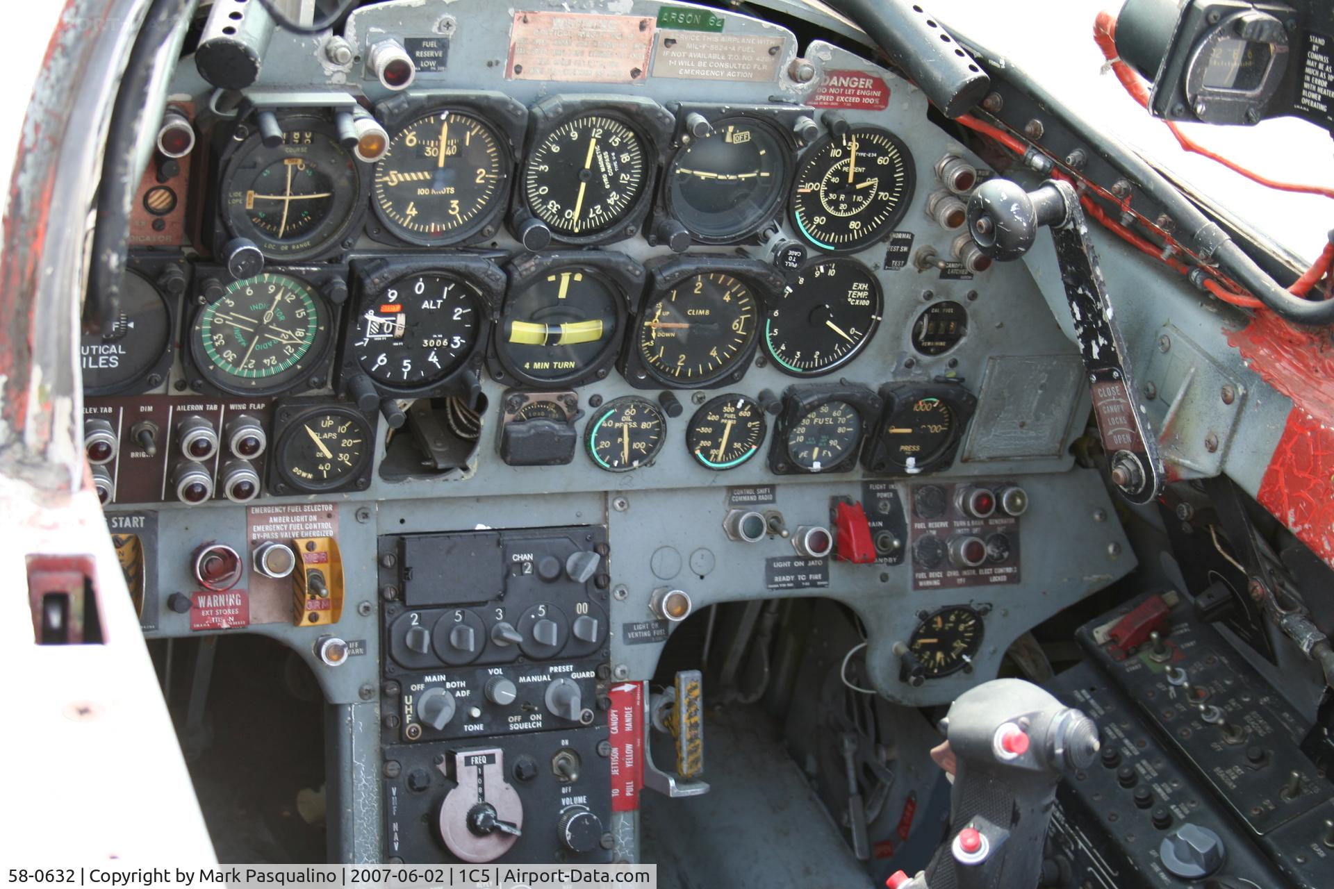 58-0632, 1958 Lockheed T-33A-5-LO Shooting Star C/N 580-1681, Lockheed T-33A
