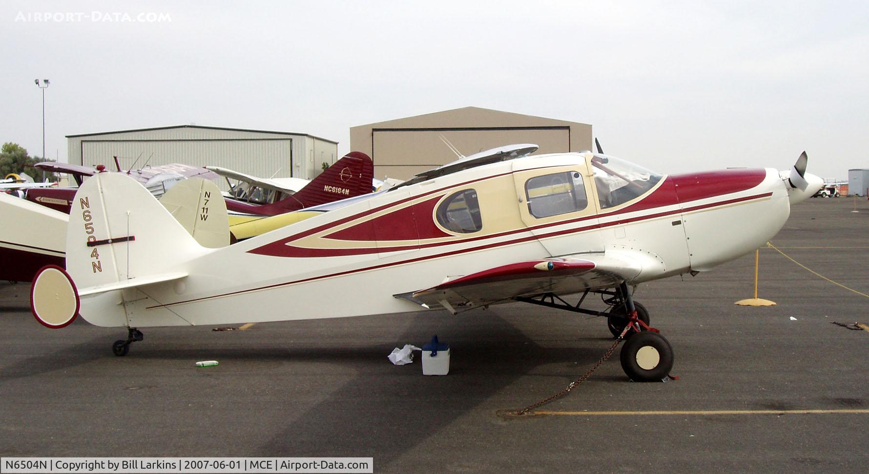 N6504N, 1949 Bellanca 14-13-3 Cruisair Senior C/N 1621, At Merced 50th Anniversary Antique Aircraft Fly-In