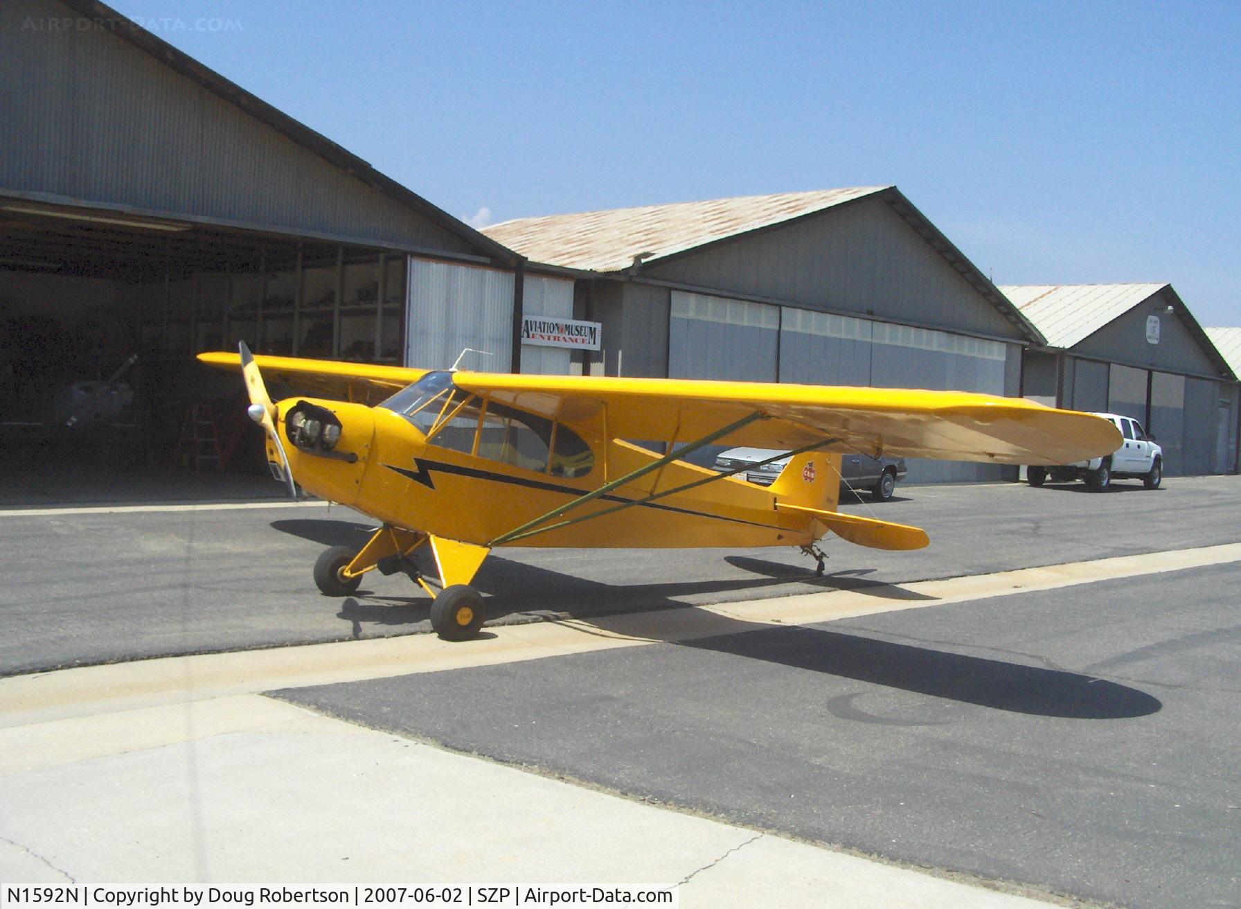 N1592N, 1947 Piper J3C-65 Cub Cub C/N 23124, 1947 Piper J3C-65 CUB, Continental C65 65 Hp