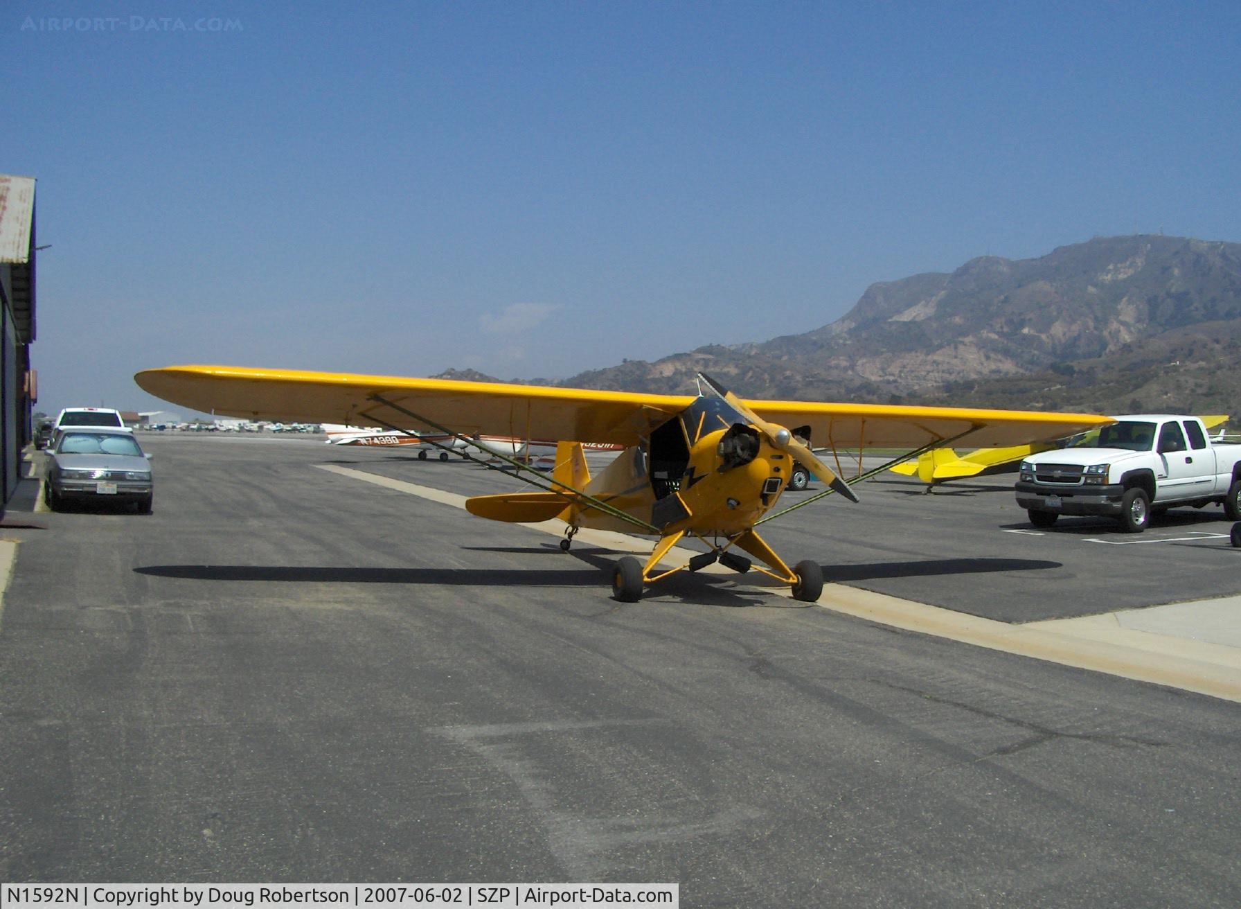 N1592N, 1947 Piper J3C-65 Cub Cub C/N 23124, 1947 Piper J3C-65 CUB, Continental C65 65 Hp