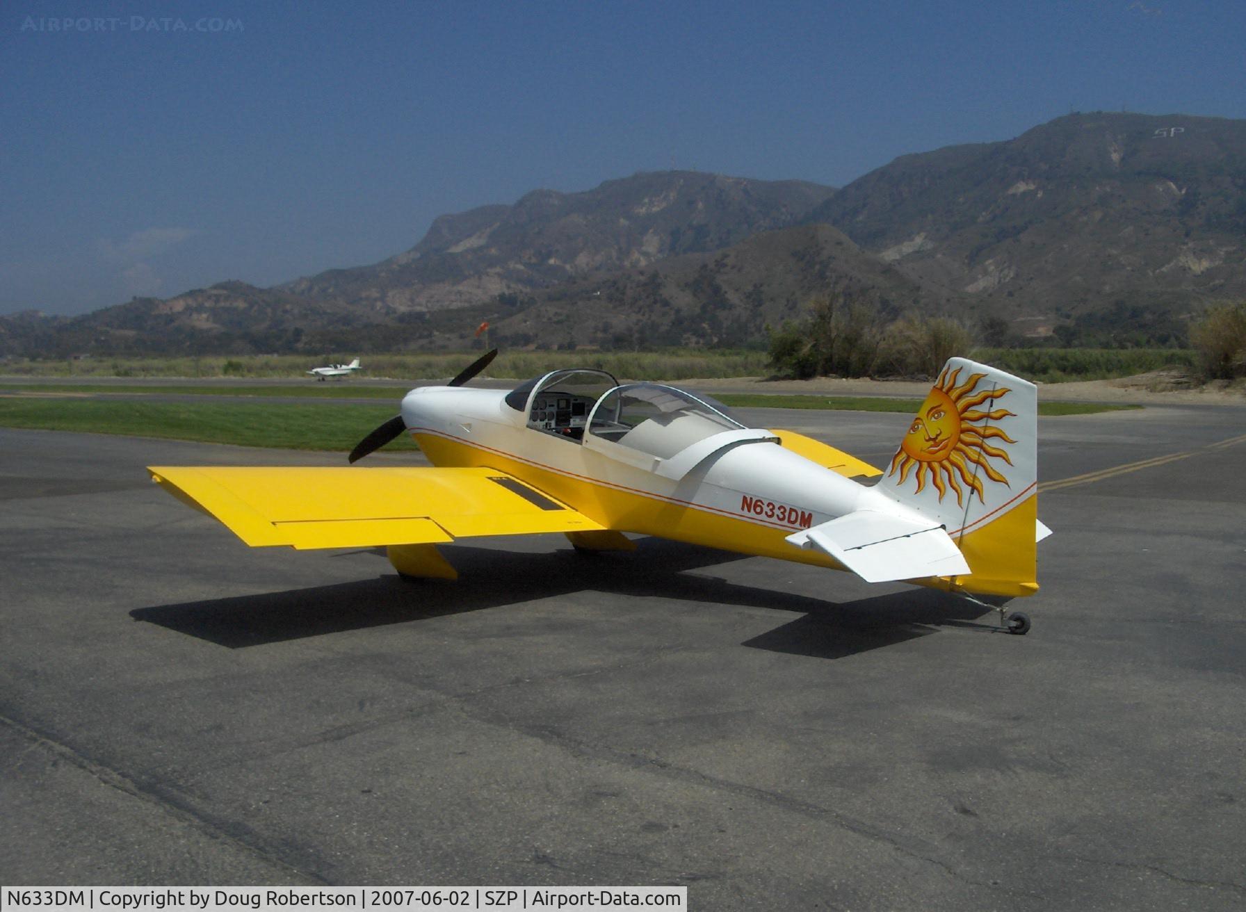 N633DM, 2005 Vans RV-6 C/N 60488, 2005 Miller VAN's RV-6, Lycoming O-360-A1A 180 Hp