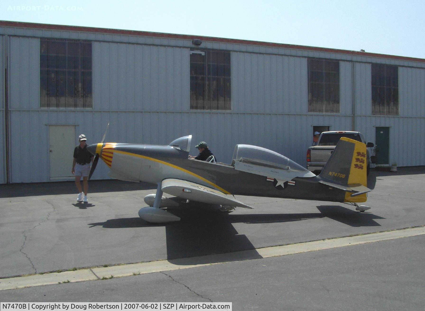 N7470B, Vans RV-8 C/N 81008, 2001 Obrien OB-1 VAN's RV-8