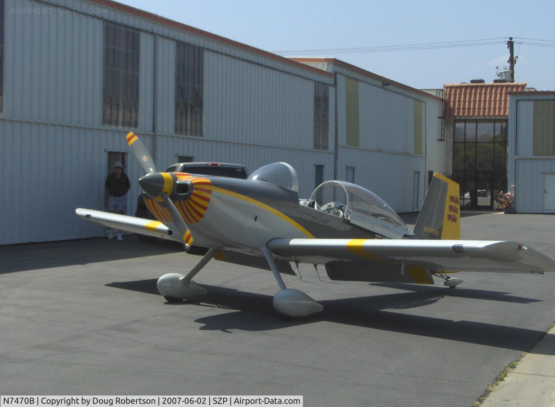 N7470B, Vans RV-8 C/N 81008, 2001 Obrien OB-1 VAN's RV-8