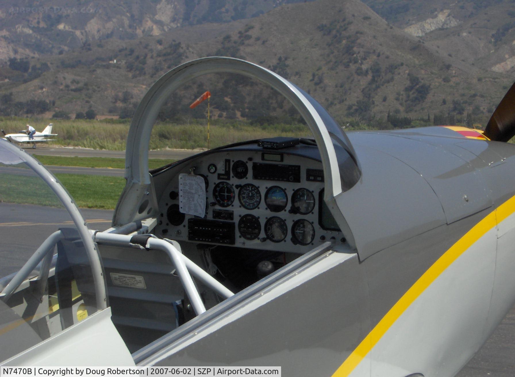 N7470B, Vans RV-8 C/N 81008, 2001 Obrien OB-1 VAN's RV-8, panel