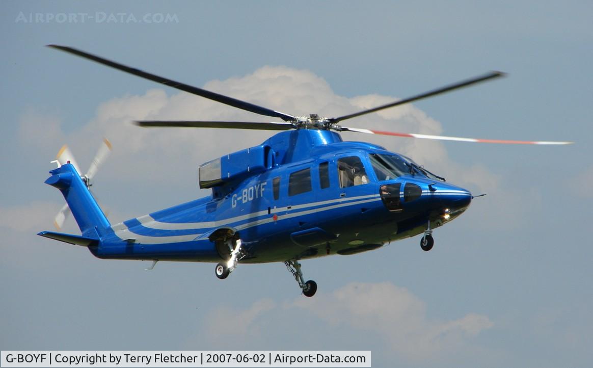 G-BOYF, 1988 Sikorsky S-76B C/N 760343, Sikorsky S-76B Spirit