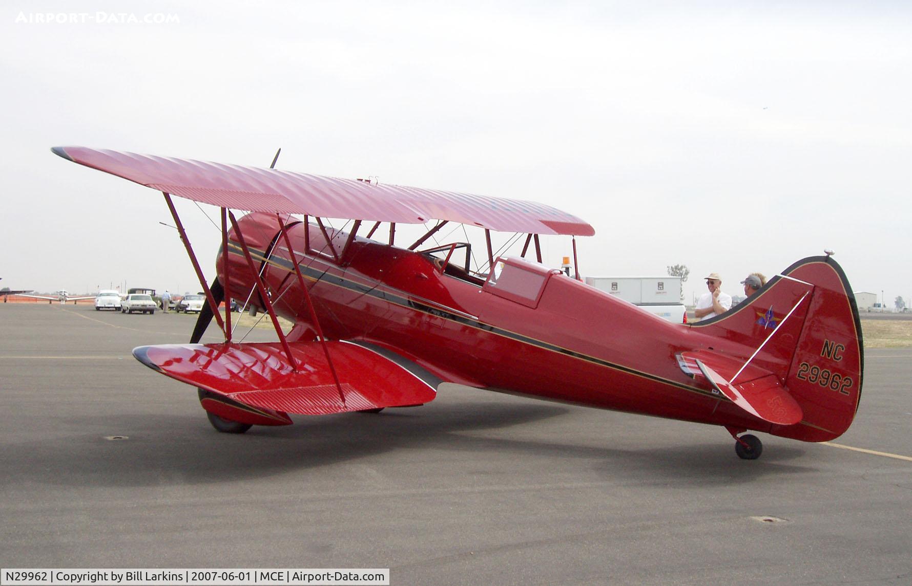 N29962, 1940 Waco UPF-7 C/N 5459, At Merced 50th Anniversary Antique Aircraft Fly-In
