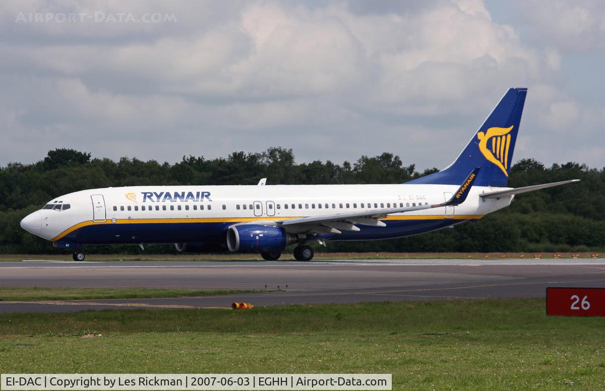 EI-DAC, 2002 Boeing 737-8AS C/N 29938, Boeing 737 8AS